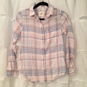 American Eagle convertible button down